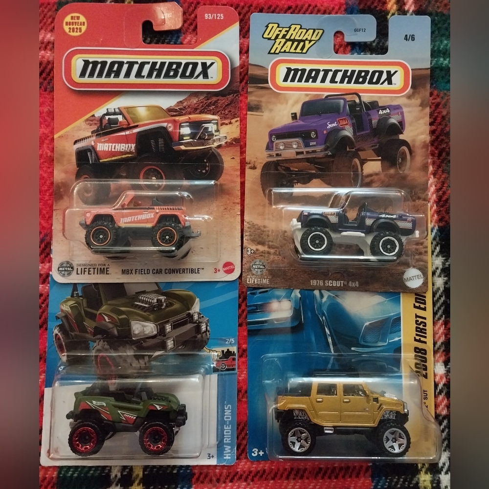 4 Mixed 4x4 Vehicles